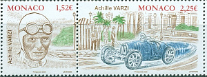 Монако. 2026, Автогонщик  А.Варци, 2 марки